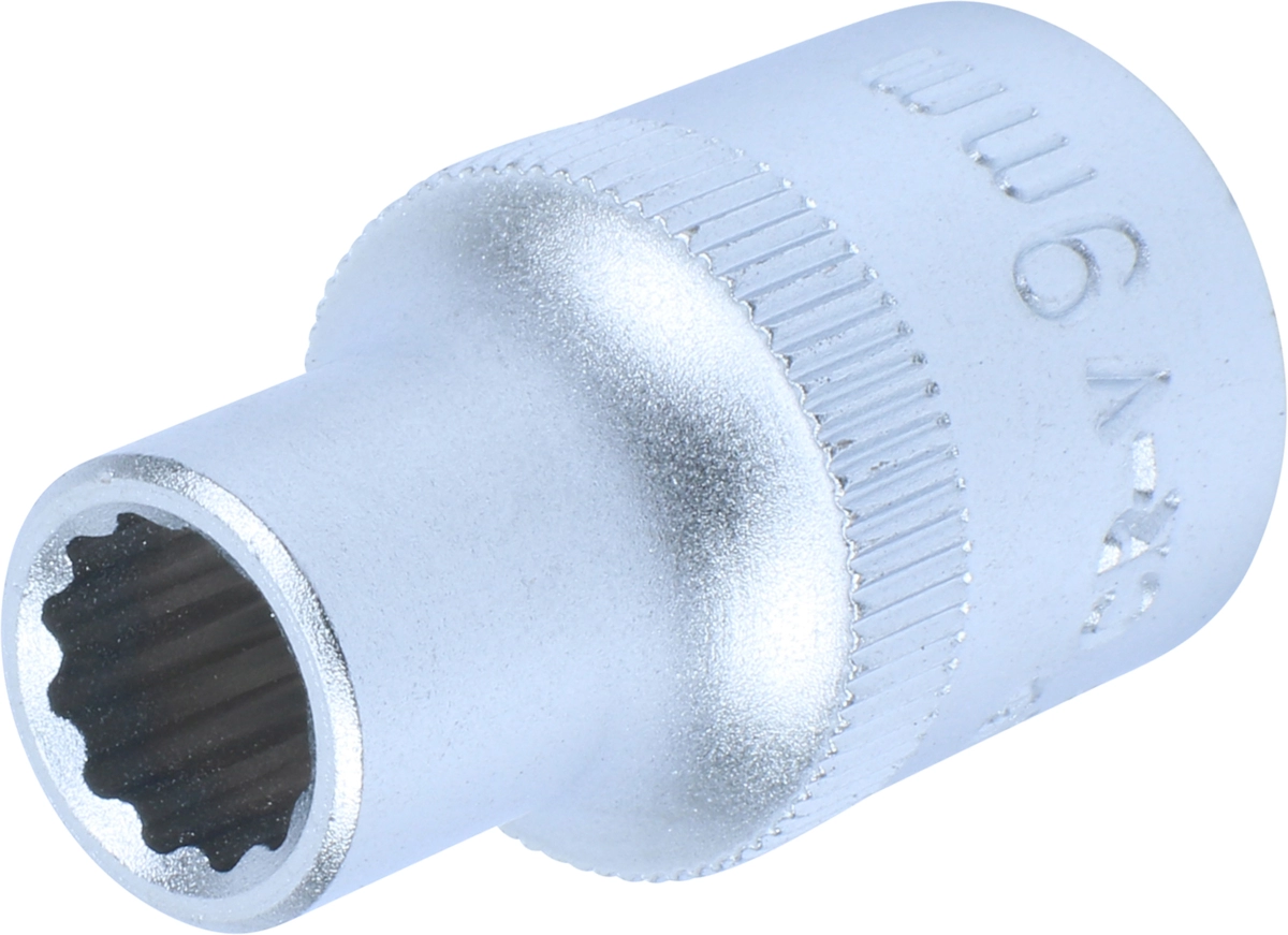 Socket, 1/2", bi-hex 9 mm