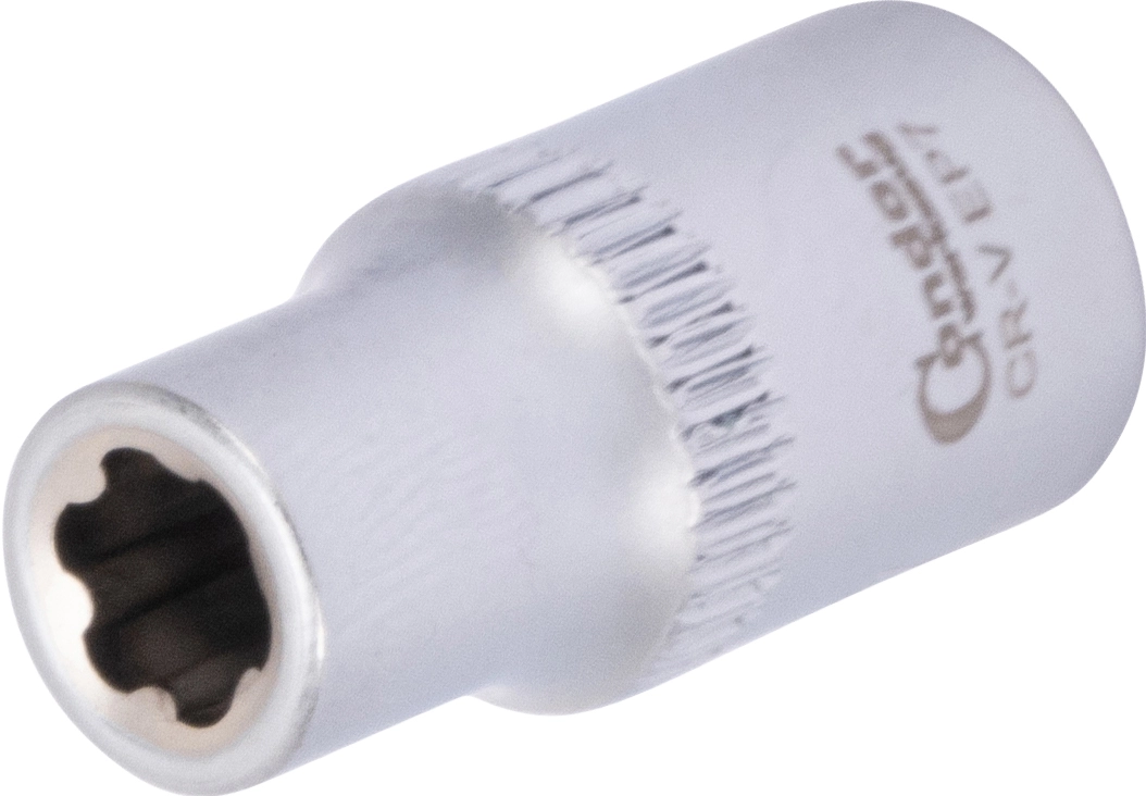Stecknuss, 1/4", E-Plus-Profil EP7
