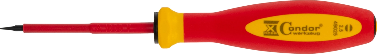 Tournevis, VDE, à fente 2.5x75 mm