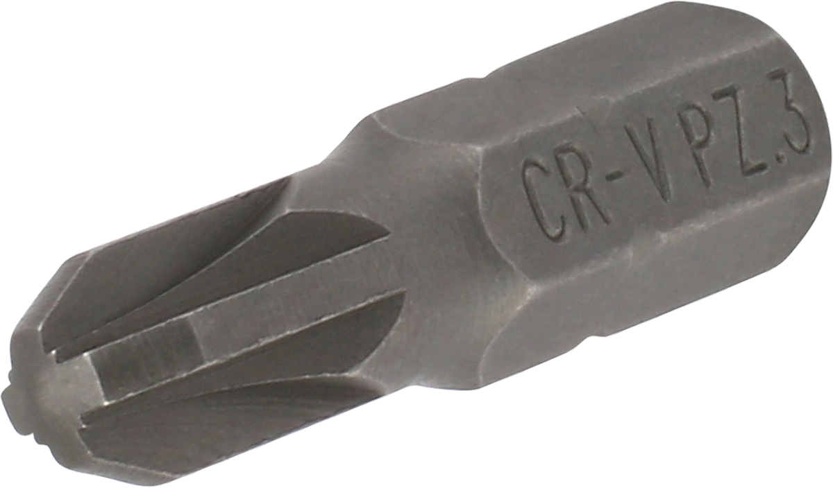 Bit, 1/4" 6-kant, Pozidriv PZ3x25 mm