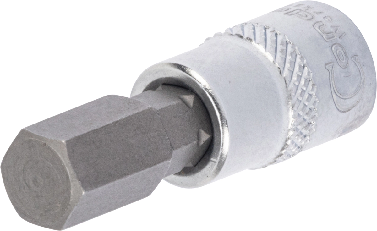 Bussola da 1/4" con inserto esagonale mm 8x37