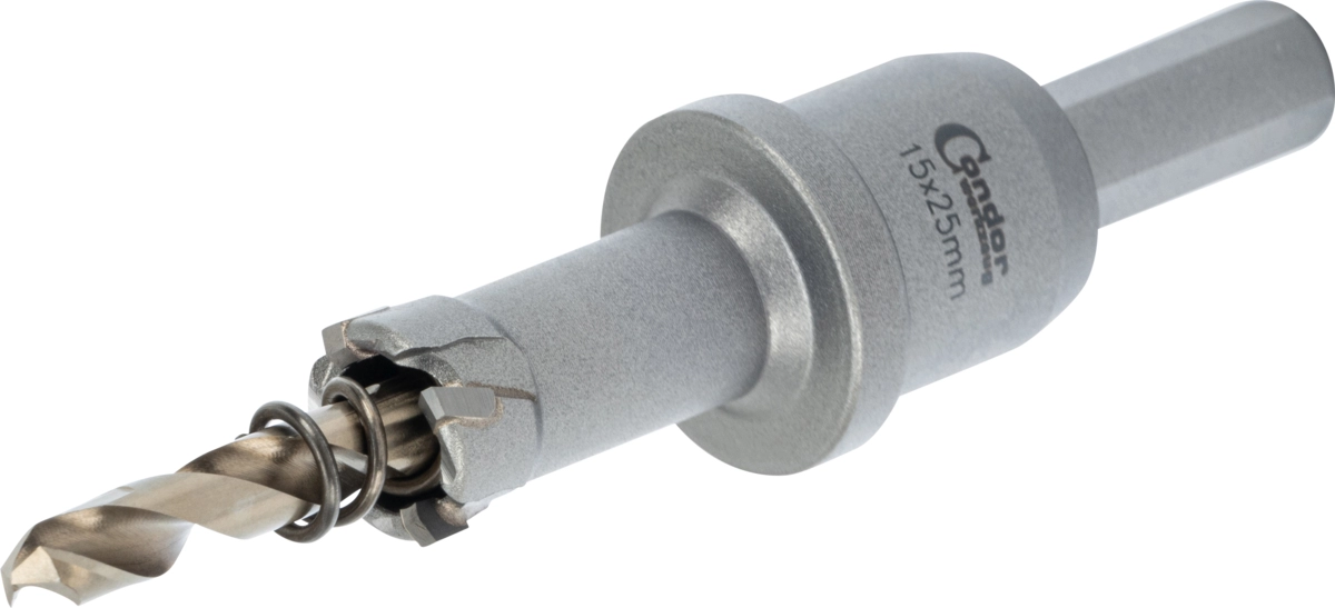Hartmetall Lochsäge, Flachschnitt, ø 15 mm
