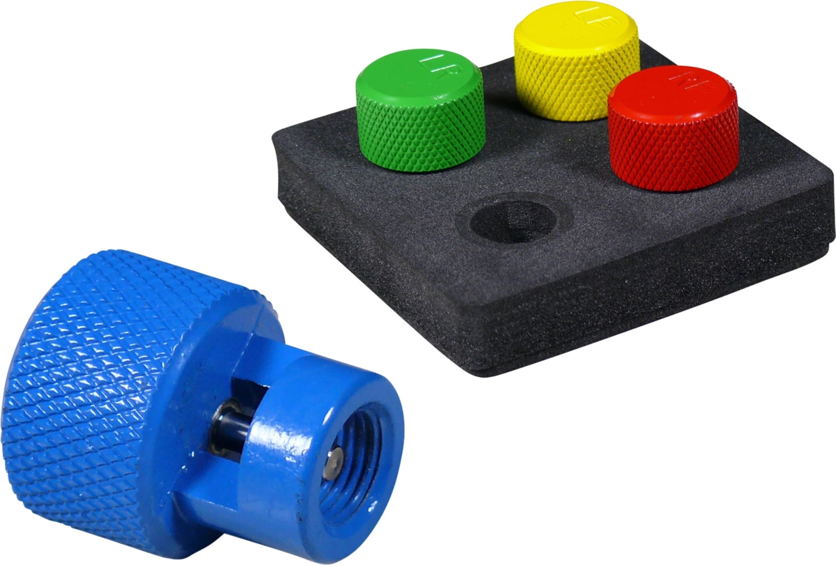 Tappi valvola per sgonfiaggio pneumatici, 4 pezzi