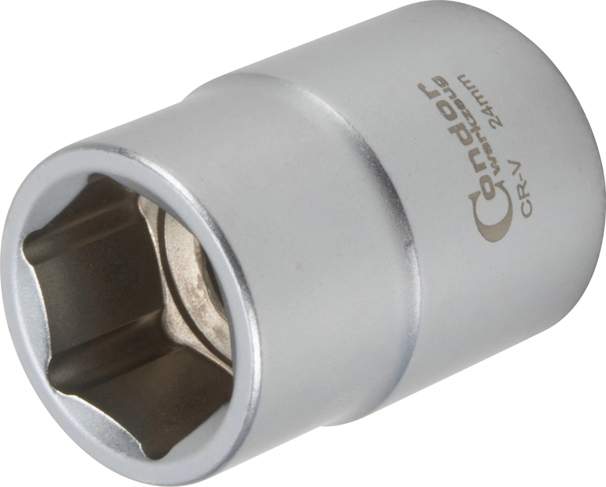 Socket, 3/4", hexagon 24 mm