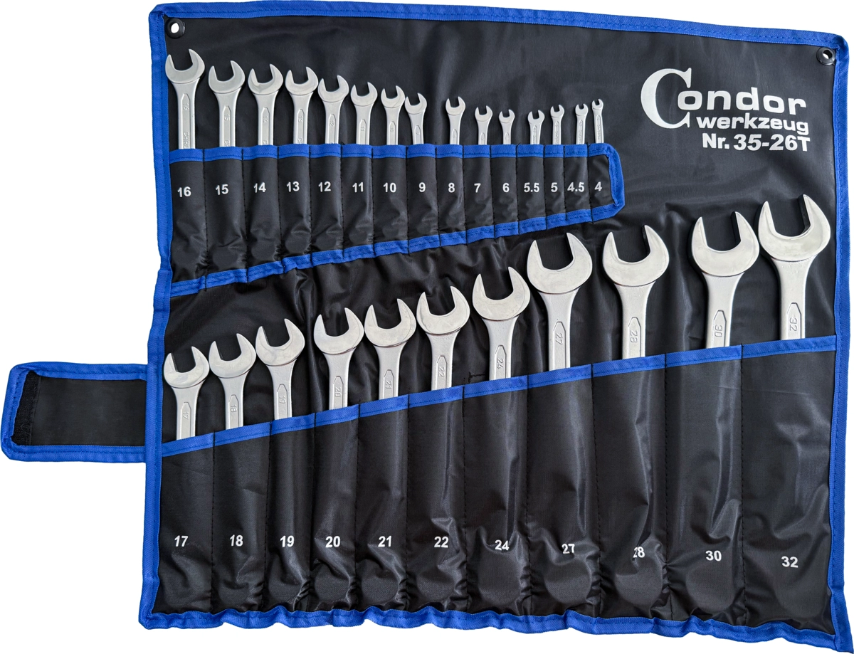 U-Ringnyckelset 4-32 mm 26 del