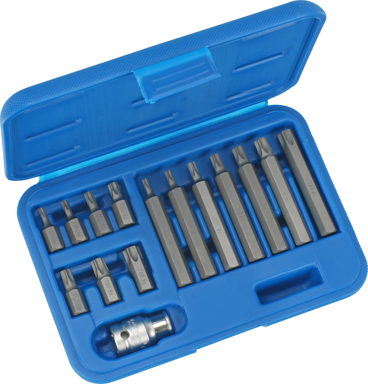 Bit-Sortiment, 15-tlg., 1/2", T-Profil T20-55