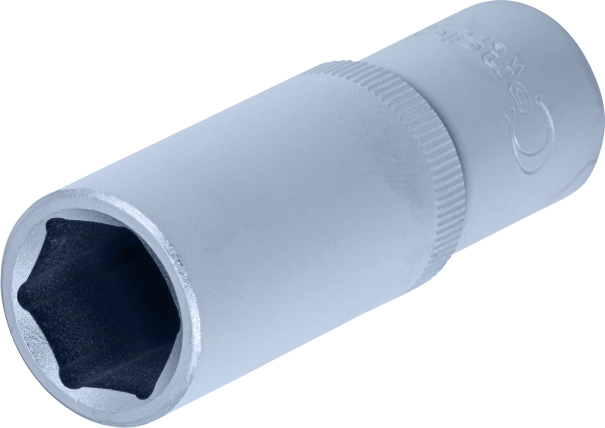 Stecknuss, 1/2", 6-kant 19 mm, tief
