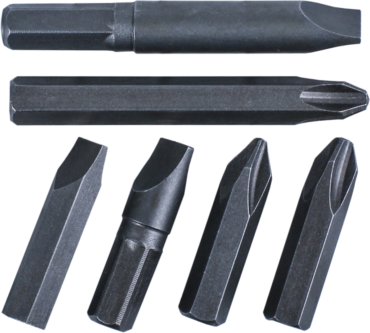Schlagschrauber-Bits, 6-tlg., 8 mm
