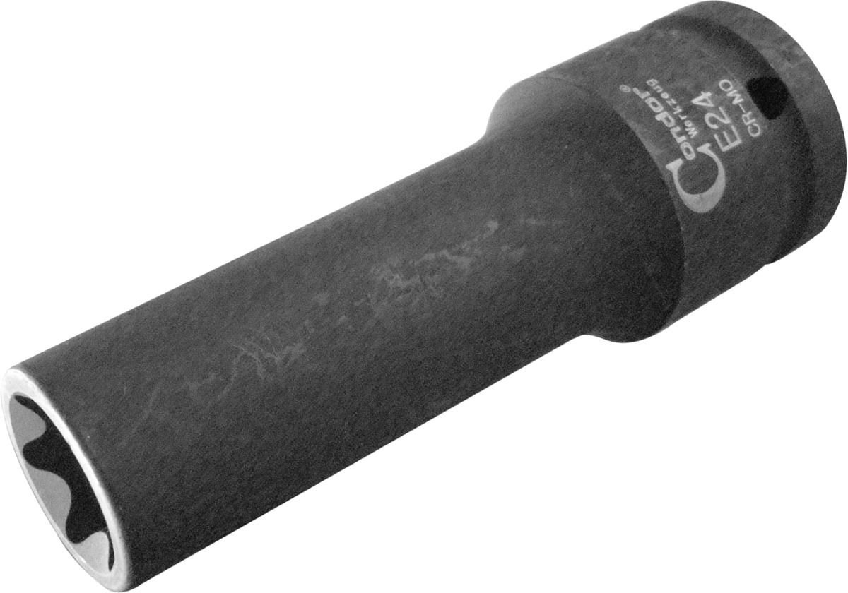 Kraft-Stecknuss, LKW-Zylinderkopfschrauben, 3/4", E-Profil E22