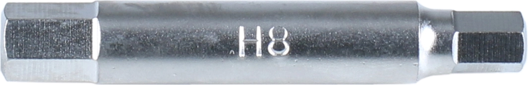 Bit, round shank, hexagon 8x75 mm