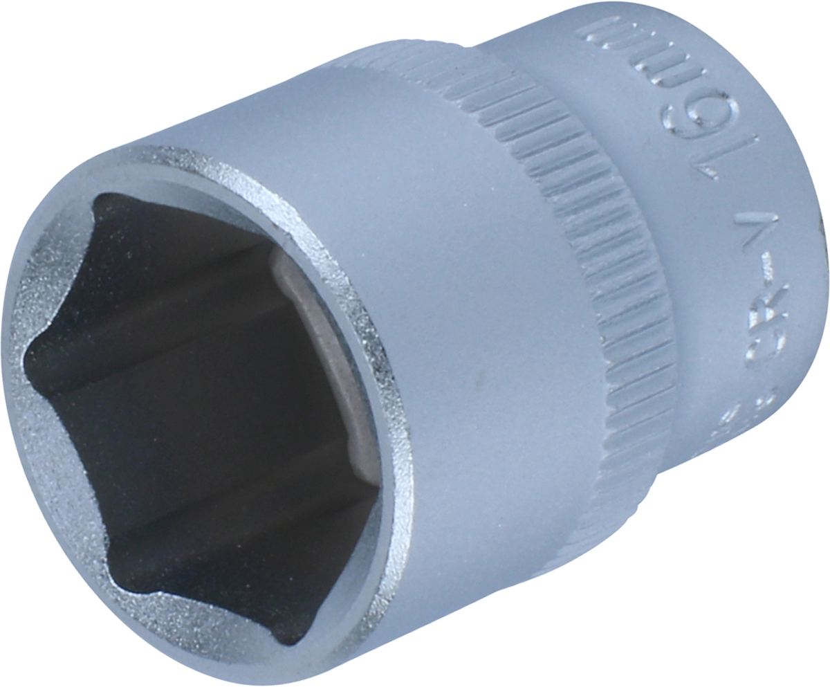 Stecknuss, 3/8", 6-kant 16 mm