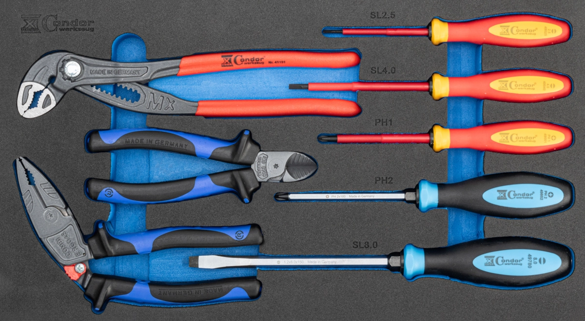 Werkzeugkoffer, 149-tlg., 1/4+1/2", 6-32 mm