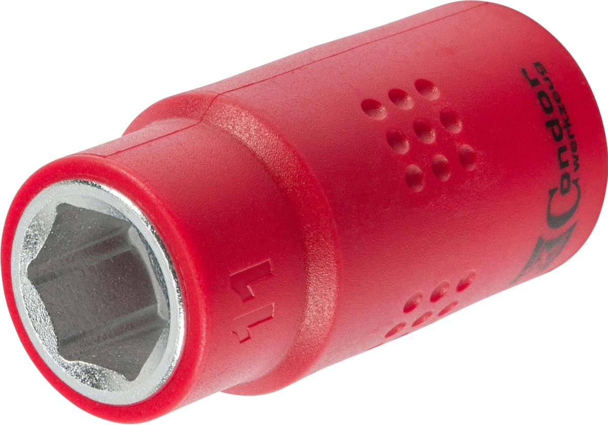 Stecknuss, VDE, 3/8", 6-kant 11 mm