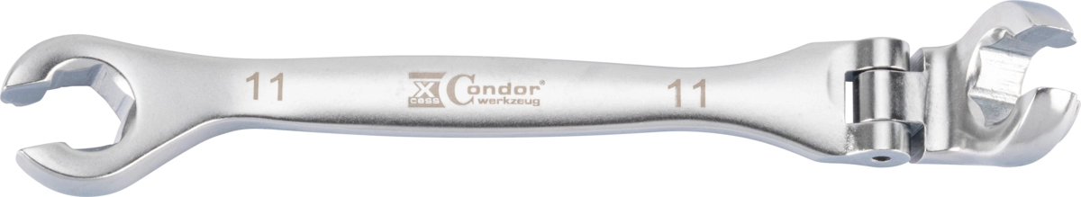 Flare Nut Spanner, flexible head, 11 mm