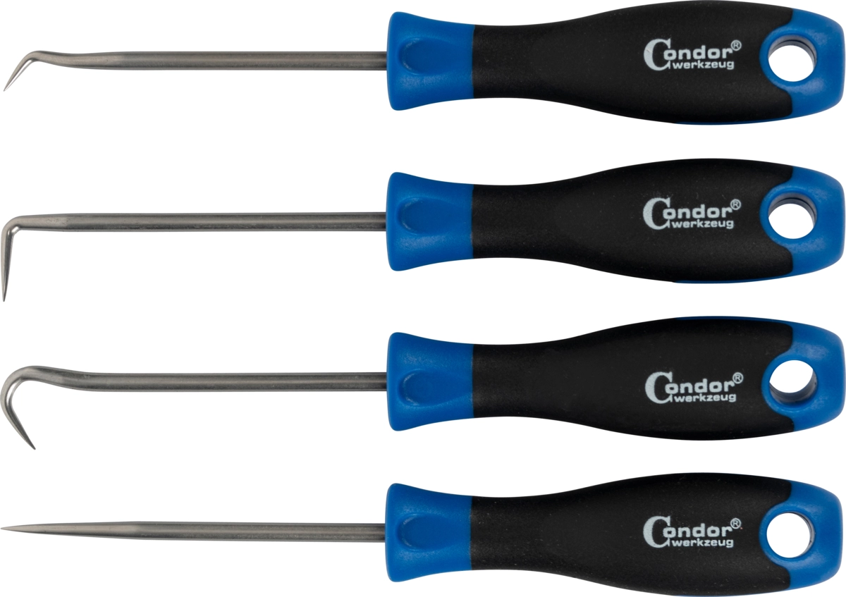 Set 4 ganci da 150 mm, lunghezza lama 70 mm