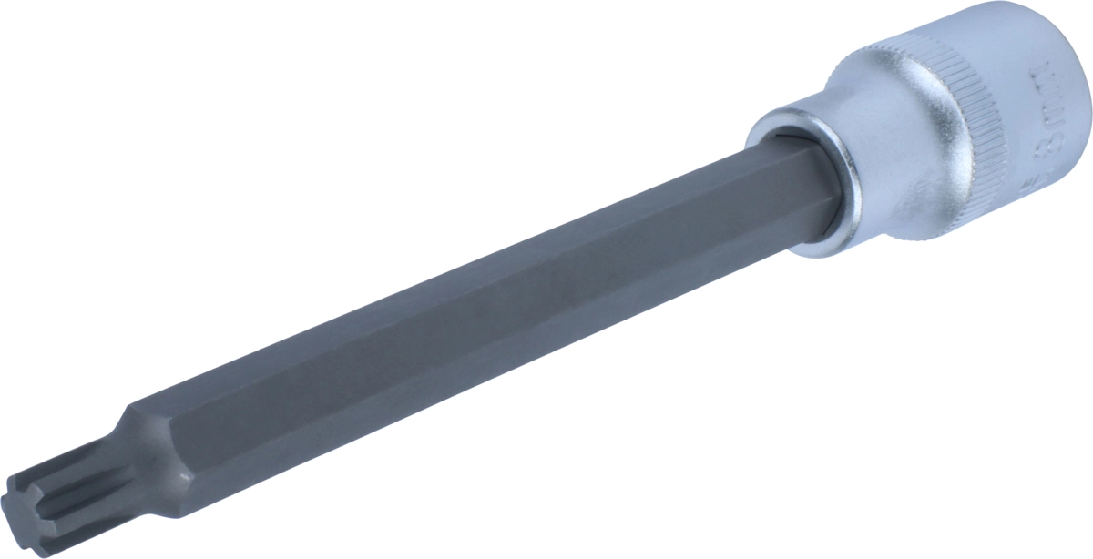 Socket Bit, 1/2", ribe-profile M8x140 mm