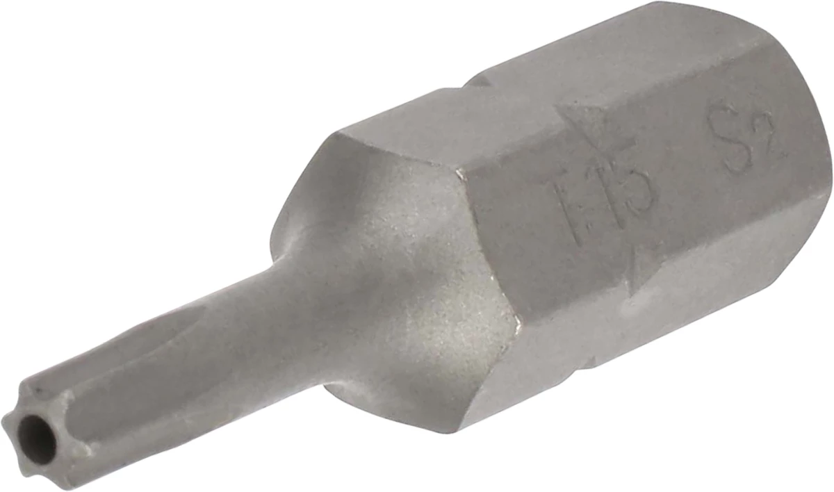 Bit, 8 mm hex, tx-star tamperproof T15x30 mm