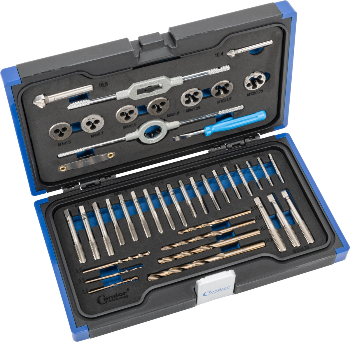 Serie 32 utensili per filettatura a mano M3-M12