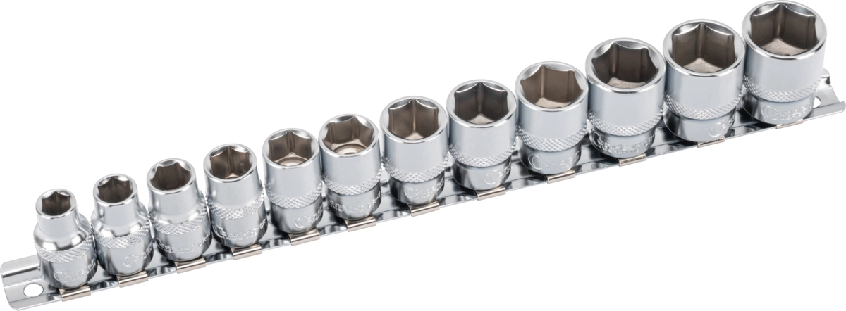 Steckschlüssel-Einsätze, xcess performance, 12-tlg., 3/8", 6-kant 8-19 mm