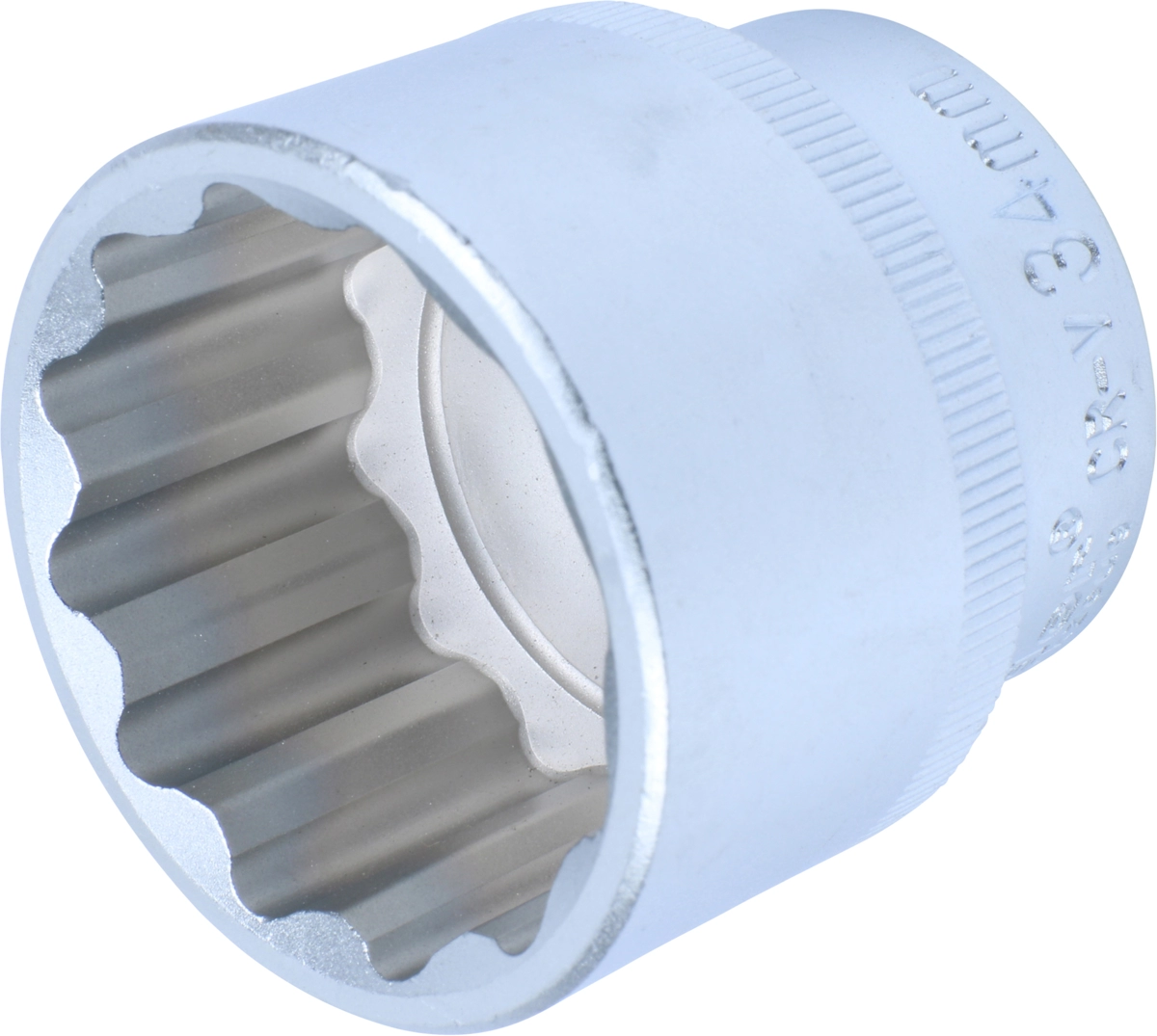 Socket, 1/2", bi-hex 34 mm