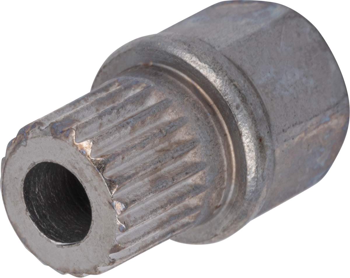 Fälglås Hylsa, 17 mm 6-kant, 37/21-kant. (med borrhål)