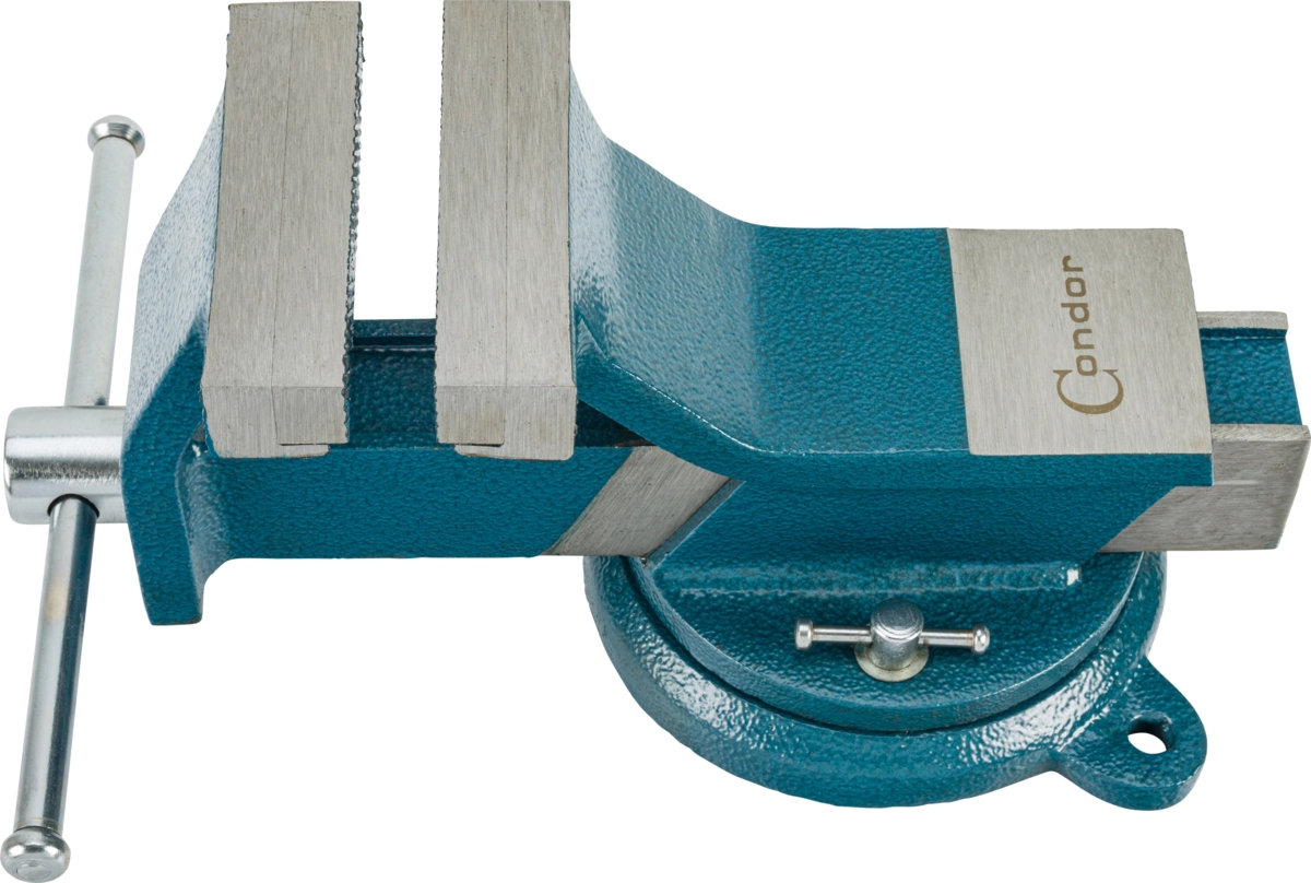 Etau tout acier, largeur de mors 125 mm