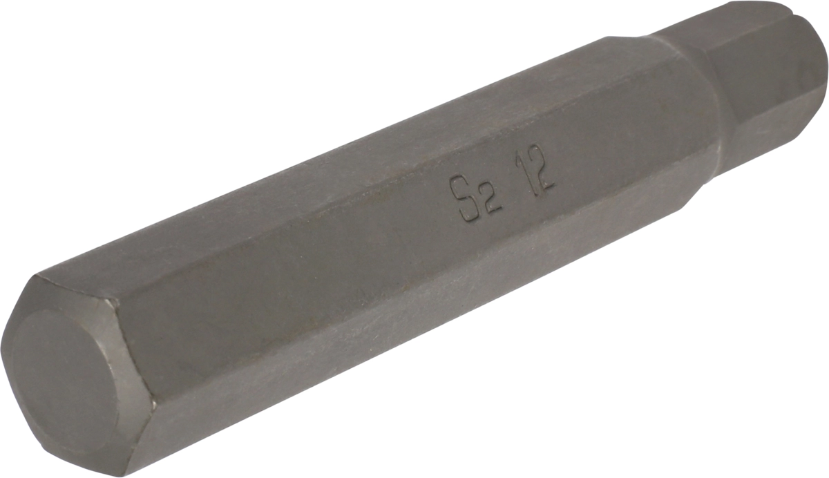 Bit, 10 mm 6-kant, Innensechskant 12x75 mm