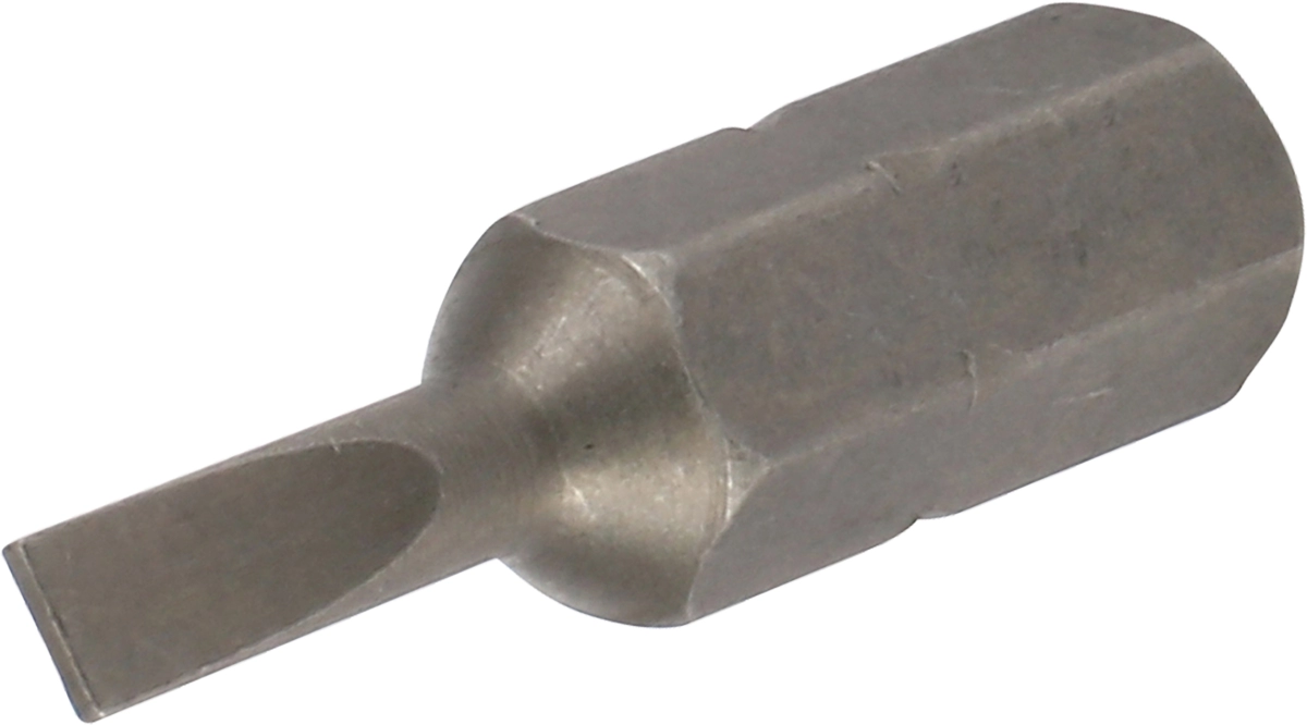 Bit, 1/4" 6-kant, Schlitz 2.5x25 mm