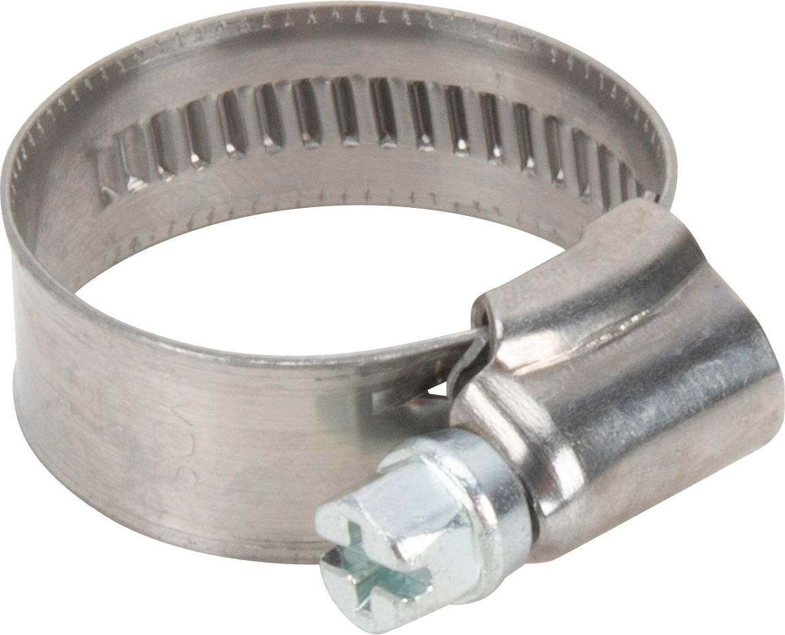 Hose Clamps, 10 pcs., W2, stainless, range 16-27 mm, width 12 mm