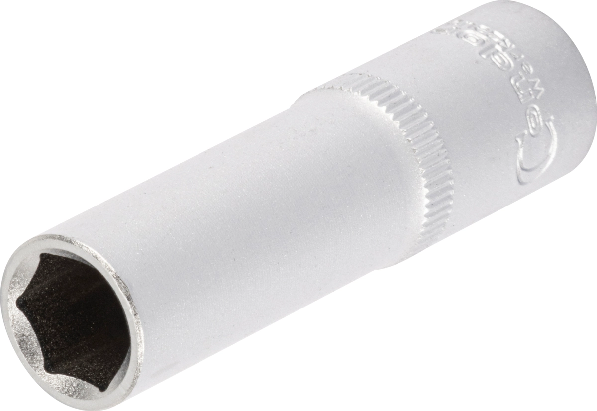 Hylsa, 3/8", 6-kant tum 7/16", djup