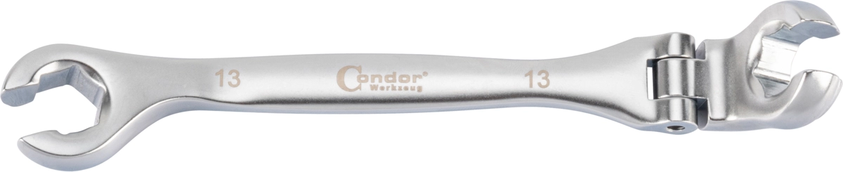 Flare Nut Spanner, flexible head, 14 mm