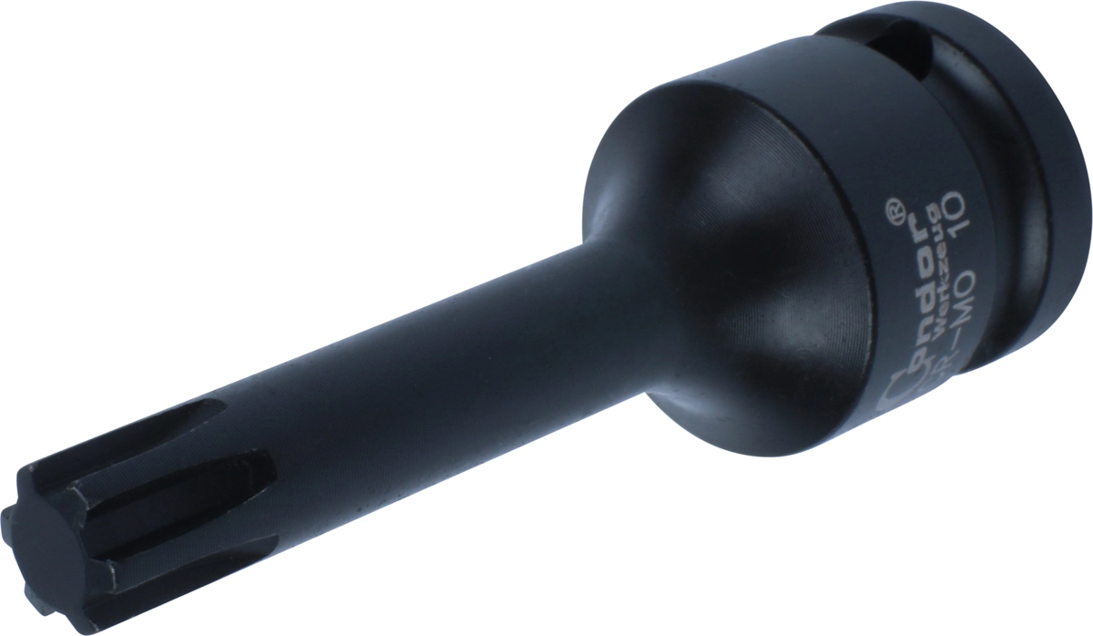 Impact Socket Bit, 1/2", Ribe-Profile, M10x78 mm