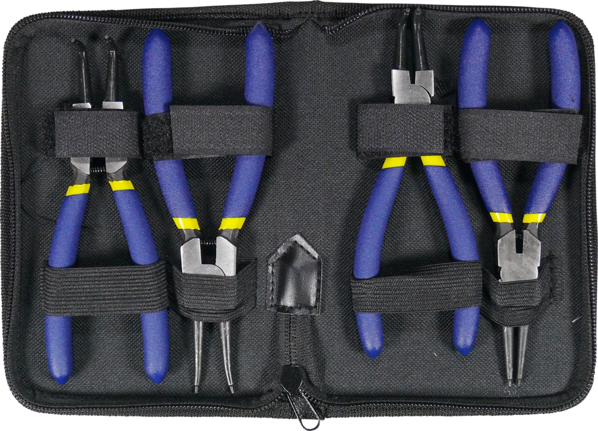 Serie 4 pinze per anelli mm 150