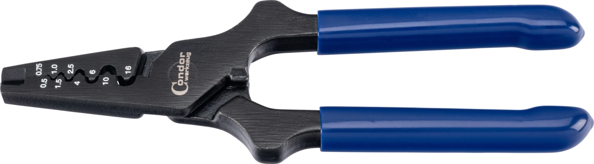 Krymptång, ändhylsor 0.5-2.5 mm², 150 Hylsor