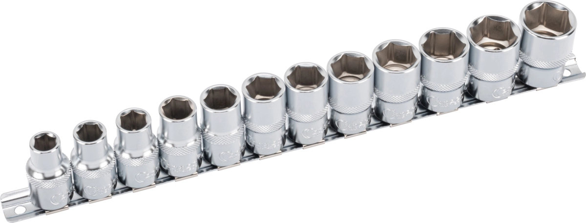Steckschlüssel-Einsätze, xcess performance, 12-tlg., 1/2", 6-kant 10-22 mm