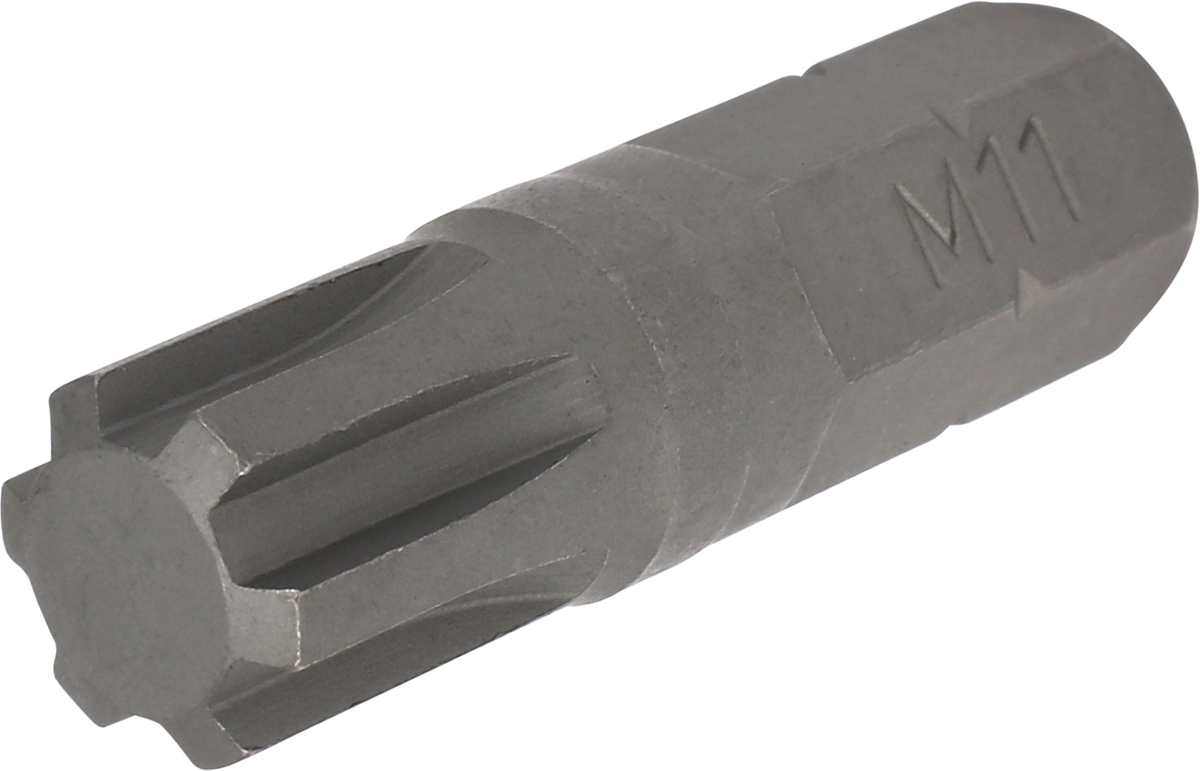 Embout, hexagone 10 mm, rainure de clavette M11x40 mm
