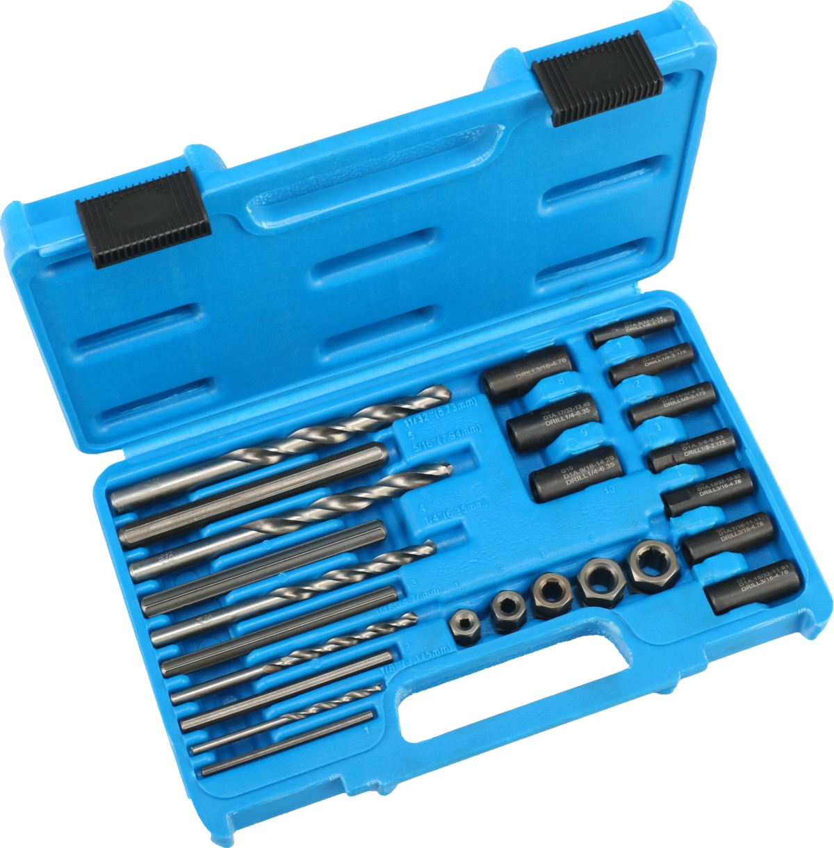 Serie 25 utensili estrattori per viti e bulloni