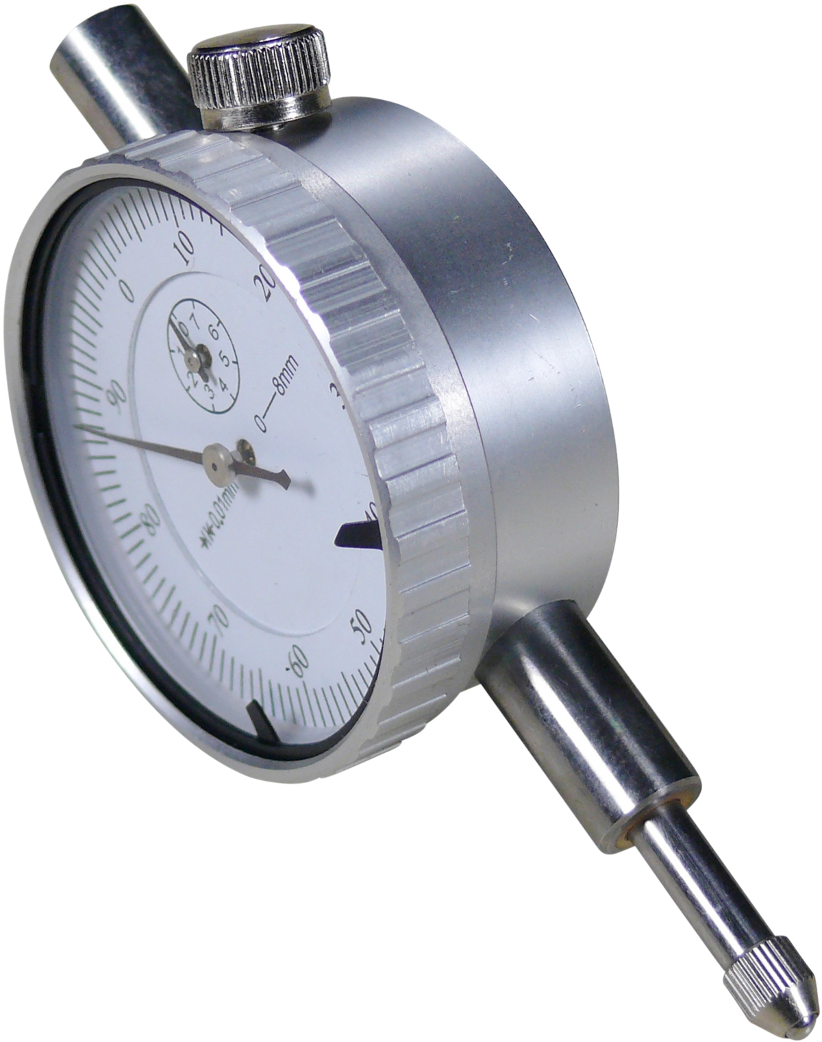 Messuhr, DIN 878, ø 42 mm, 8 mm Schaft, H6