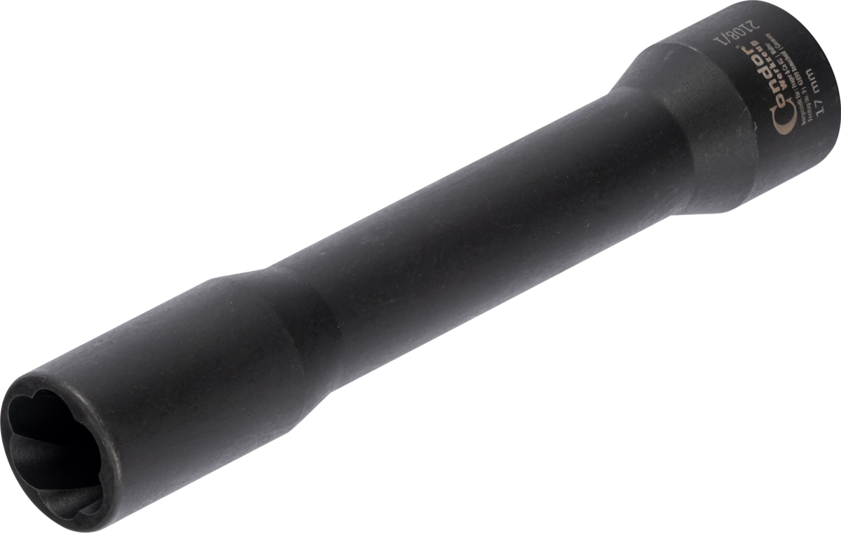 Radmuttern-Einsatz, 1/2", 150 mm, Spiral-Nuten-Profil 17 mm