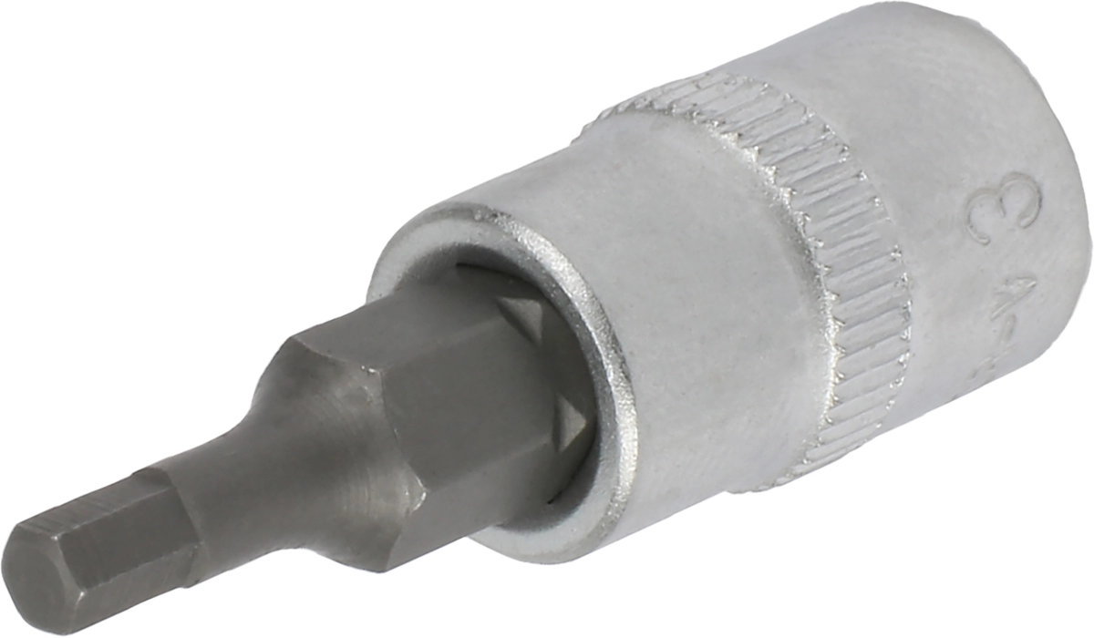 Bit-Stecknuss, 1/4", Innensechskant 3x37 mm
