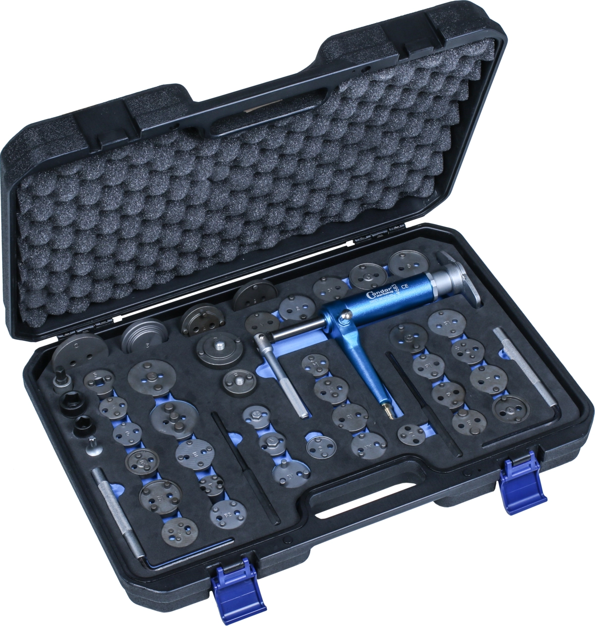 Ensemble d'outils de réinitialisation de piston de frein à air comprimé, 48 pièces.
