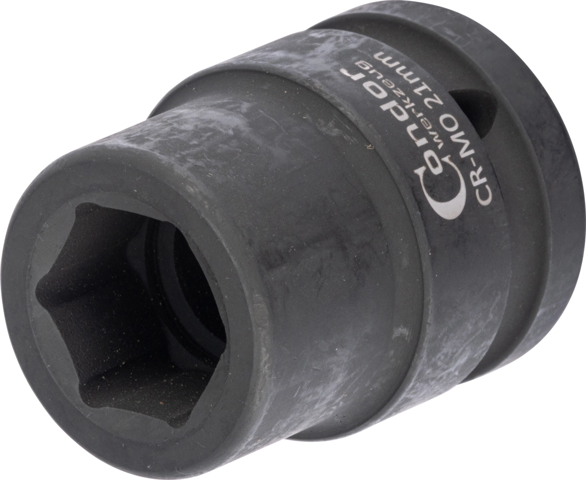 Kraft-Stecknuss, 3/4", 6-kant 21 mm