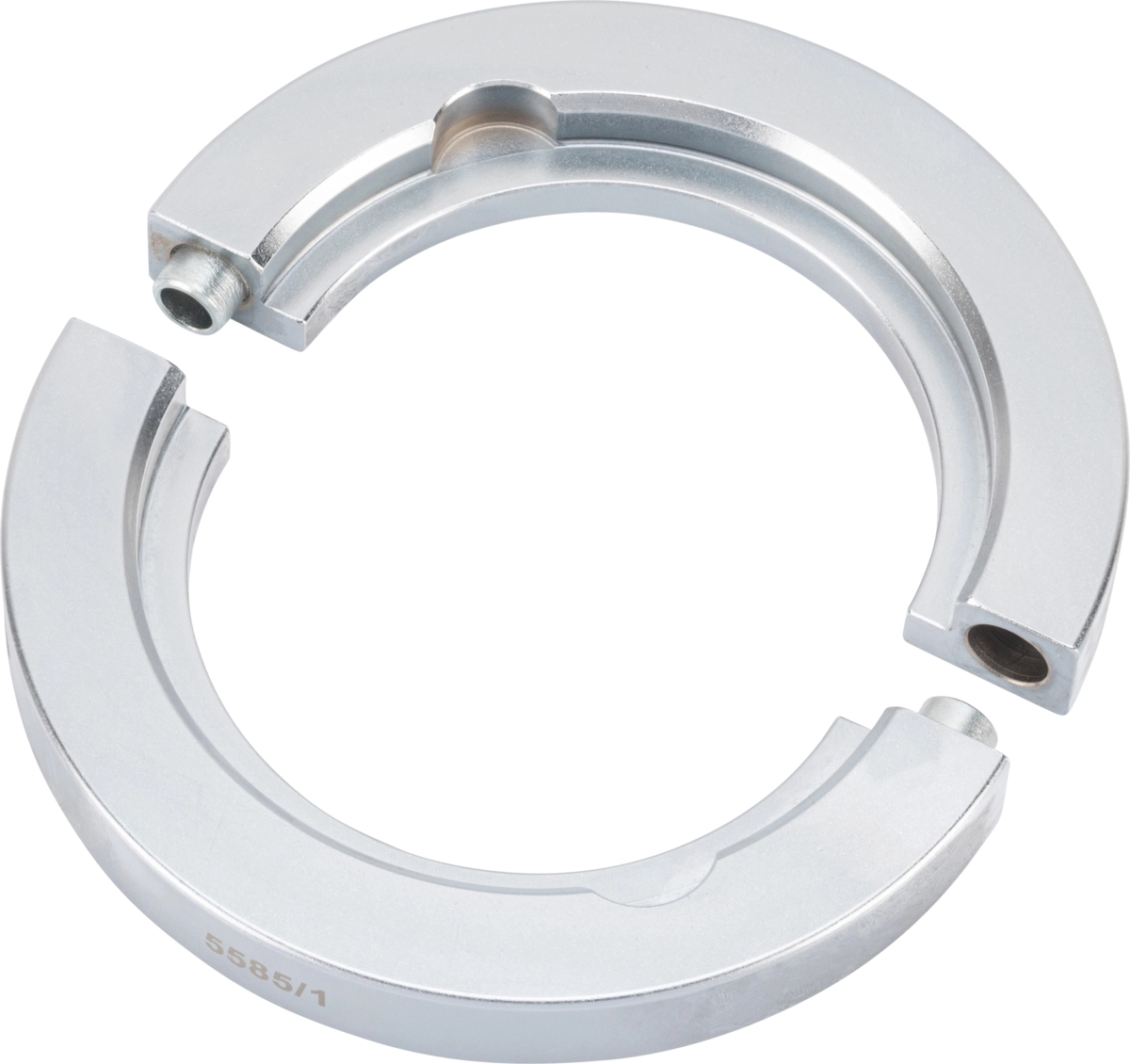 Half Moon Pair, disassembly, silver, 85 mm
