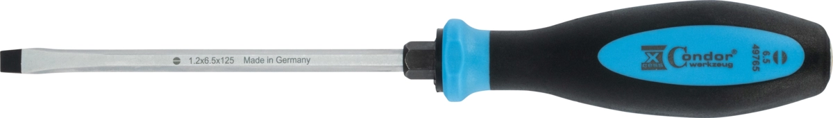 Tournevis, professionnel, capuchon de frappe, fente 6.5x125 mm