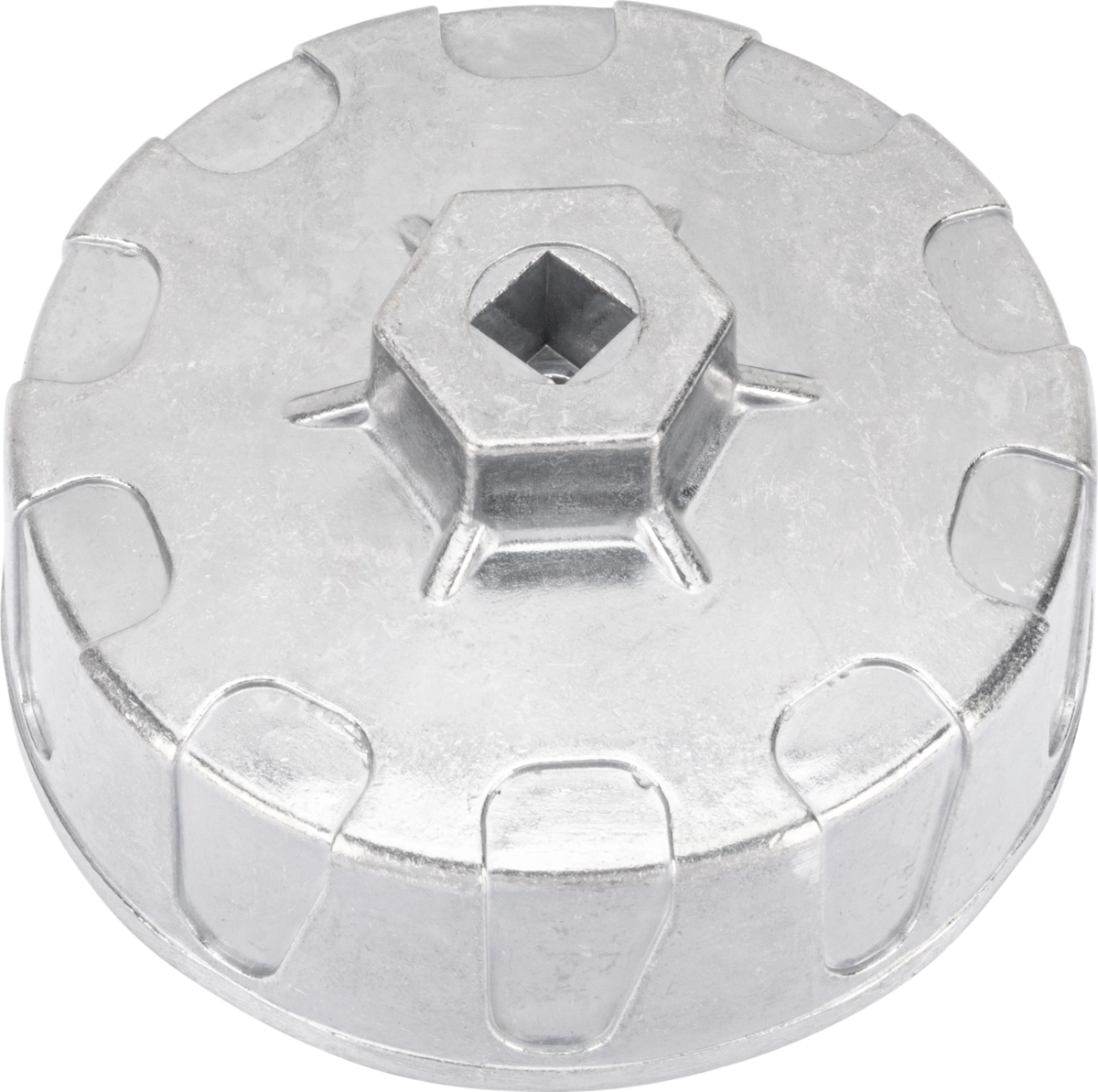 Ölfilterkappe, Aluminium-Druckguss, 3/8"/27 mm, 84 mm x 14 Kanten