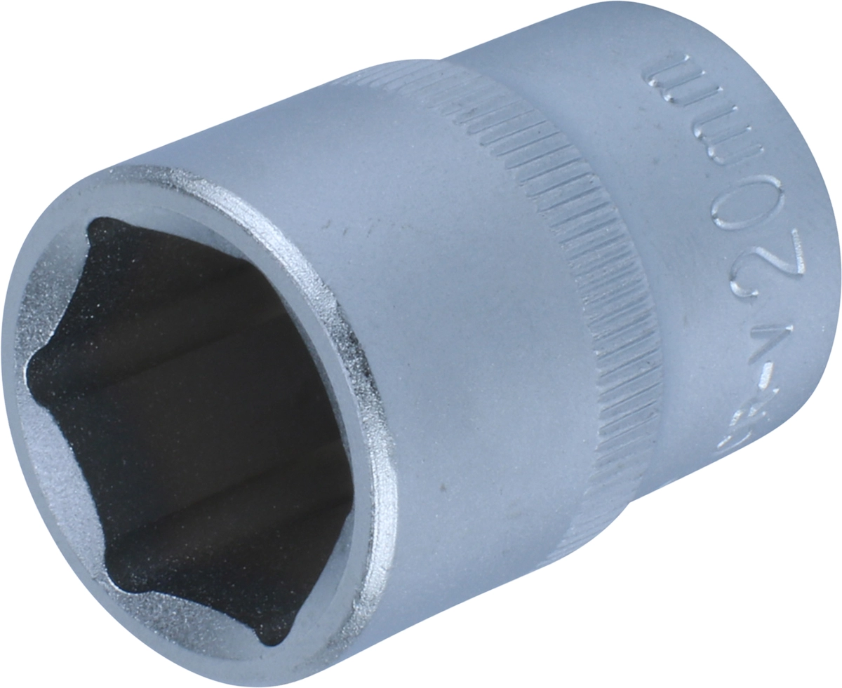 Stecknuss, 1/2", 6-kant 20 mm