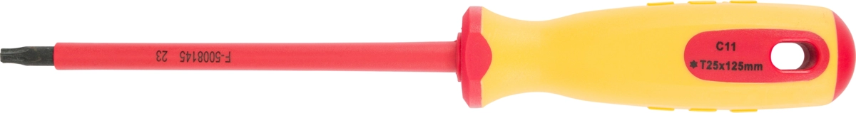Screwdriver, VDE, tx-star T25x125 mm