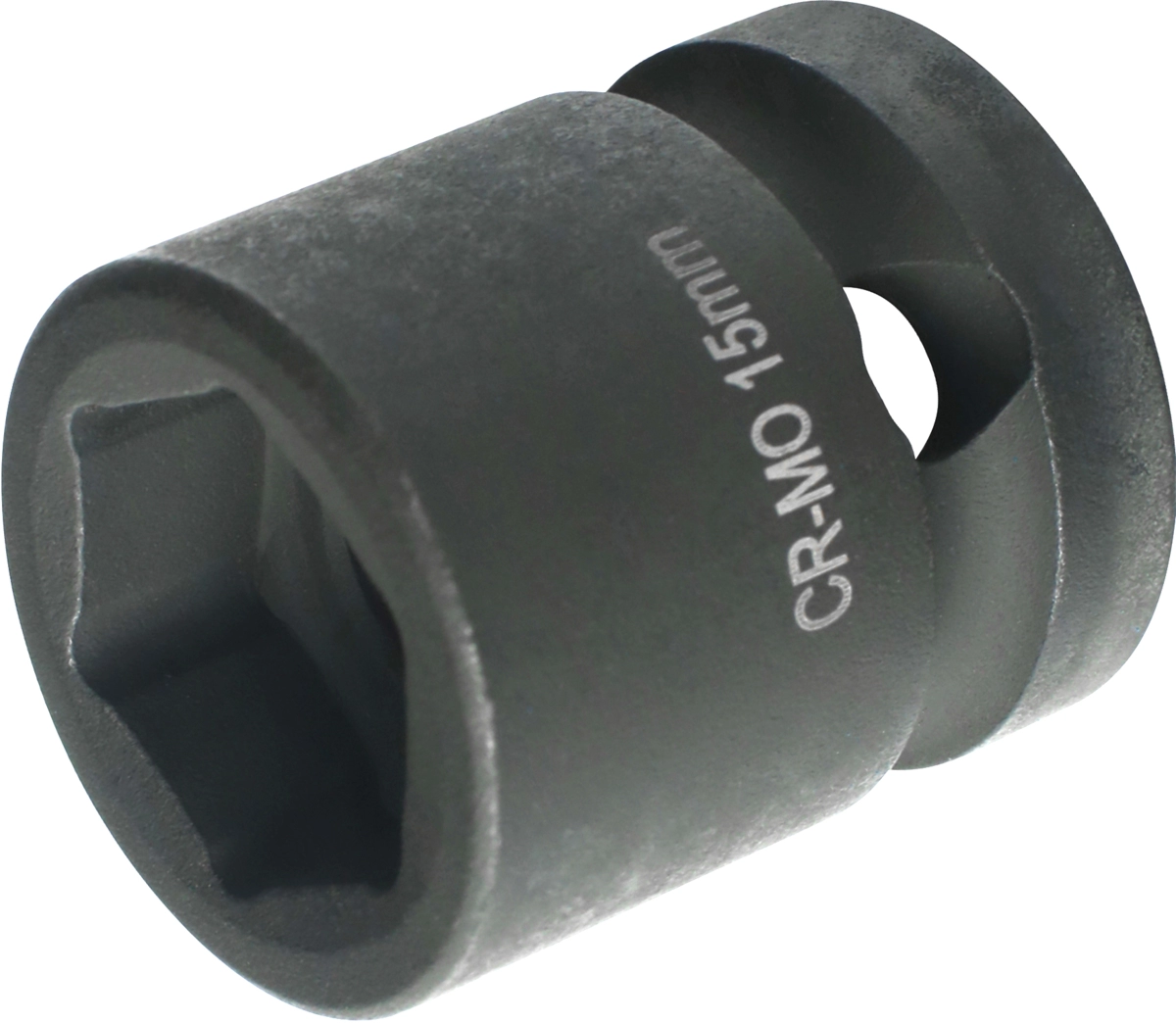 Kraft-Stecknuss, 1/2", extra kurz, 6-kant 15 mm