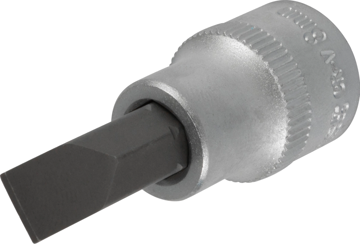 Douille embout, 3/8", fente 7x48 mm