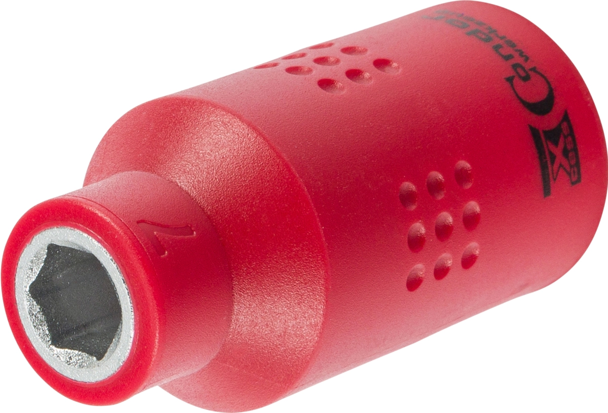 Stecknuss, VDE, 3/8", 6-kant 7 mm